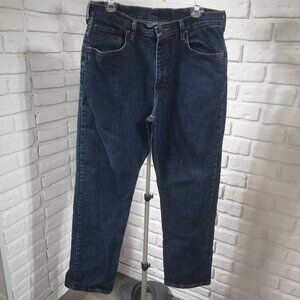 Wrangler Authentic Jeans Men's Size 34/32 Medium Wash Straight Leg Jeans